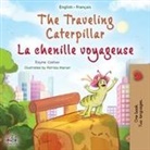 Kidkiddos Books, Rayne Coshav - The Traveling Caterpillar (English French Bilingual Children's Book for Kids)