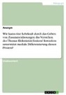 Anonym, Anonymous, Frieda von Meding, Frieda von Meding - Wie kann eine Lehrkraft durch das Geben von Zusammenfassungen das Verstehen des Themas Elektrizität fördern? Inwiefern unterstützt mediale Differenzierung diesen Prozess?