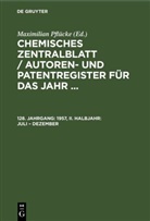 Maximilian Pflücke - Chemisches Zentralblatt / Autoren- und Patentregister für das Jahr ... - 128. Jahrgang: 1957, II. Halbjahr: Juli - Dezember