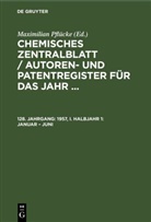 Maximilian Pflücke - Chemisches Zentralblatt / Autoren- und Patentregister für das Jahr ... - 128. Jahrgang: 1957, I. Halbjahr 1: Januar - Juni