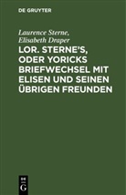 Elisabeth Draper, Laurence Sterne - Lor. Sterne's, oder Yoricks Briefwechsel mit Elisen und seinen übrigen Freunden