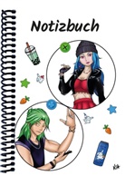 E&amp;Z Verlag GmbH - A 4 Notizbuch Manga Quinn und Enora, weiß, blanko