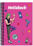 E&amp;Z Verlag GmbH - A 4 Notizbuch Manga Quinn, pink, liniert