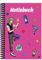 E&amp;Z Verlag GmbH - A 4 Notizbuch Manga Quinn, pink, blanko