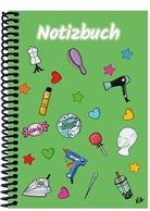 E&amp;Z Verlag GmbH - A 4 Notizbuch Manga Items, grün, kariert