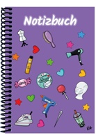 E&amp;Z Verlag GmbH - A 5 Notizbuch Manga Items, lila, blanko