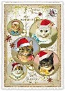 Postkarte / Joyeux Noël - Frohe Weihnachten - Christmas Greetings / hoch