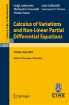 Luigi Ambrosio, Luis A. Caffarelli, Michael G. Crandall, Lawrence C. Evans, Nicola Fusco, Bernard Dacorogna... - Calculus of Variations and Nonlinear Partial Differential Equations