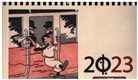 Hergé - Tim & Struppi Tischkalender 2023