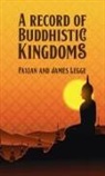 Fa-Hsien - Record of Buddhistic Kingdoms Hardcover