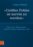 Lothar Höbelt - Seipel, der "Bürgerblock" und die "Genfer Sanierung" 1922