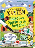 Lara Bryan, James Maclaine - Tschüss-Langeweile-Karten: Rätsel und Spiele für die Zugfahrt