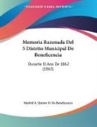 Madrid A. Quinto D. de Beneficencia - Memoria Razonada Del 5 Distrito Municipal De Beneficencia