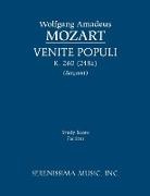 Wolfgang Amadeus Mozart, Richard W. Sargeant, Richard W. Sargeant Jr. - Venite Populi, K.260/248a