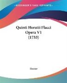 Horace - Quinti Horatii Flacci Opera V1 (1733)