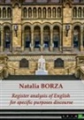 Natalia Borza - Register analysis of English for specific purposes discourse