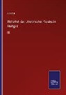 Anonym - Bibliothek des Litterarischen Vereins in Stuttgart
