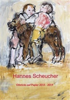Hannes Scheucher - Oilsticks auf Papier 2015 - 2019