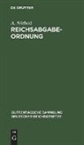 A. Nieberl - Reichsabgabeordnung