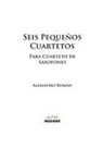 Alejandro Román - Seis Pequeños Cuartetos