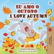 Shelley Admont, Kidkiddos Books - I Love Autumn (Portuguese English Bilingual Book for kids) - Brazilian Portuguese