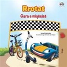 Kidkiddos Books, Inna Nusinsky - The Wheels The Friendship Race (Albanian Book for Kids)