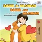 Kidkiddos Books, Inna Nusinsky - Boxer and Brandon (Hungarian English Bilingual Book for Kids)