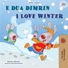 Shelley Admont, Kidkiddos Books - I Love Winter (Albanian English Bilingual Book for Kids)