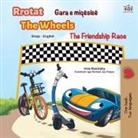 Kidkiddos Books, Inna Nusinsky - The Wheels The Friendship Race (Albanian English Bilingual Children's Book)