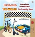 Kidkiddos Books, Inna Nusinsky - The Wheels -The Friendship Race (Malay English Bilingual Children's Book)