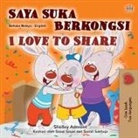 Shelley Admont, Kidkiddos Books - I Love to Share (Malay English Bilingual Children's Book)