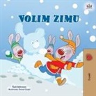 Shelley Admont, Kidkiddos Books - I Love Winter (Serbian Children's Book - Latin Alphabet)