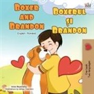 Kidkiddos Books, Inna Nusinsky - Boxer and Brandon (English Romanian Bilingual Book)
