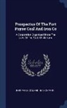 Fort Payne Coal and Iron Company - Prospectus of the Fort Payne Coal and Iron Co: A Corporation Organized Under the Laws of the State of Alabama