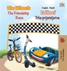 Kidkiddos Books, Inna Nusinsky - The Wheels The Friendship Race (English Serbian Book for Kids)