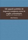 Aldo Battista - Gli appalti pubblici di importo compreso entro le soglie comunitarie