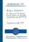 Herbert Witzenmann - Die Philosophie der Freiheit Rudolf Steiners als Grundlage sozialästhetischer Gestaltung