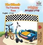 Kidkiddos Books, Inna Nusinsky - The Wheels The Friendship Race (English Hebrew Book for Kids)