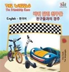 Kidkiddos Books, Inna Nusinsky - The Wheels-The Friendship Race (English Korean Book for Kids)