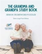 Puzzle Therapist - The Grandma and Grandpa Study Book | Senior Crossword Puzzles | Extra Large Print Edition