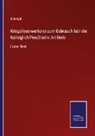 Anonym - Kriegsfeuerwerkerei zum Gebrauch für die Königlich Preußische Artillerie