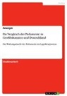 Anonym, Anonymous, Frieda von Meding, Frieda von Meding - Ein Vergleich der Parlamente in Großbritannien und Deutschland