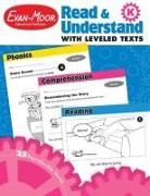 Evan-Moor Corporation - Read and Understand with Leveled Texts, Kindergarten Teacher Resource
