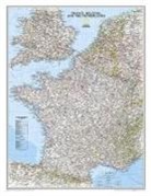 National Geographic Maps - National Geographic France, Belgium, and the Netherlands Wall Map - Classic (23.5 X 30.25 In)