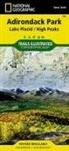 National Geographic Maps, National Geographic Maps - Trails Illust - Lake Placid, High Peaks: Adirondack Park Map