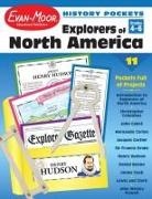 Evan-Moor Corporation - History Pockets: Explorers of North America, Grade 4 - 6 Teacher Resource
