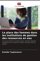 Emelder Tagutanazvo - La place des femmes dans les institutions de gestion des ressources en eau