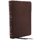 Thomas Nelson, Thomas Nelson - The KJV Open Bible: Complete Reference System, Brown Genuine Leather, Red Letter, Comfort Print: King James Version