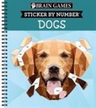 Brain Games, New Seasons, Publications International Ltd - Brain Games - Sticker by Number: Dogs (28 Images to Sticker)