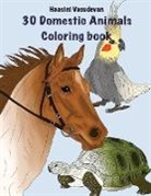 Haasini Vasudevan - 30 Domestic Animals Coloring Book